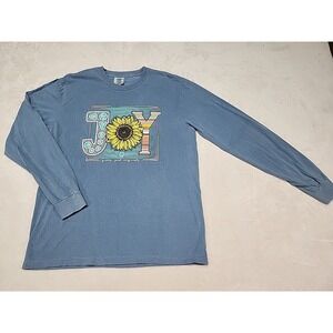 Girly Girl Originals  Joy Long Sleeve Comfort Color Adult Medium Long Sleeve Tee